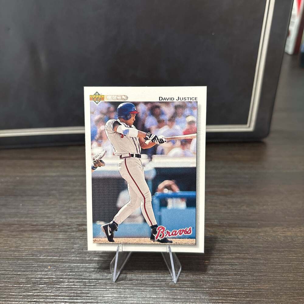1992 Upper Deck David Justice Atlanta Braves #546 Baseball Card